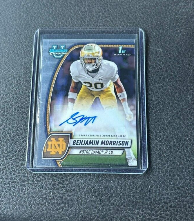 2024 Bowman Chrome University U Benjamin Morrison Auto