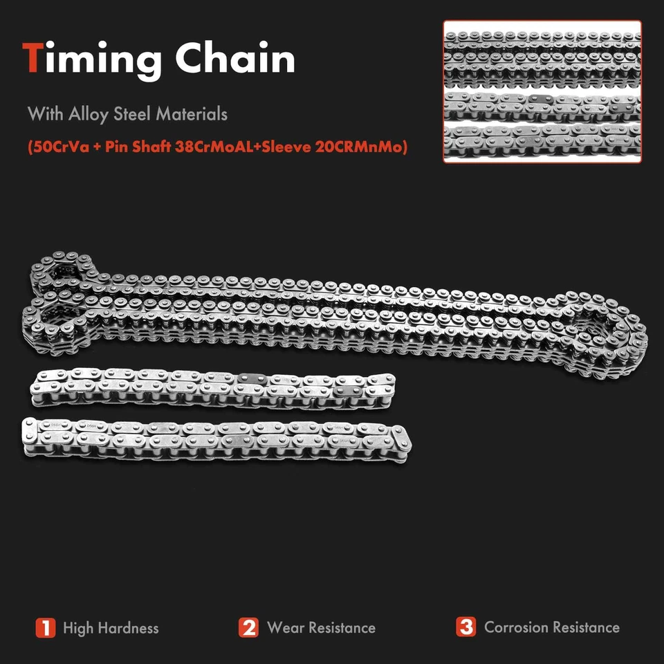 Kit de cadena de distribución 13x para Chrysler 300 2005-2007 Dodge Charger Intrepid 2,7 L DOHC Foto 4 de 4