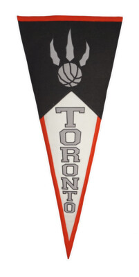 Vintage Toronto Raptors Classic NBA Wool Pennant WAY BIGGER & NICER THAN OTHERS