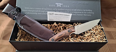 Buck 663 Alpha Guide Pro S35VN Flat Ground Blade Walnut Handle Made In 100% USA