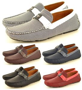 Men's Leather lined Casual Loafers Moccasins Slip on Driving Shoes UK Sizes 6-11 