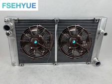 For Porsche 944 2.5l2.7l Mt Non-turbo 1983-1988 84 1985 2 Row Radiator7 Fans