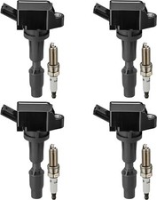 Fits 2017-2018 Hyundai Santa Fe Sport 2.4L L4 4X Ignition Coils & Spark plugs