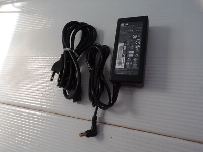 LG AC POWER SUPPLY Adapter & 3 prong Cord for LG  monitor + 19V