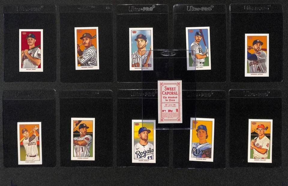 2020 Topps 206 Sweet Caporal Back Wave 1 комплект 1–50 Рут Клементе HOF RC PR 500 - Изображение 3 из 4