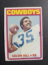 1972 Topps Football Calvin Hill Dallas Cowboys Card #224