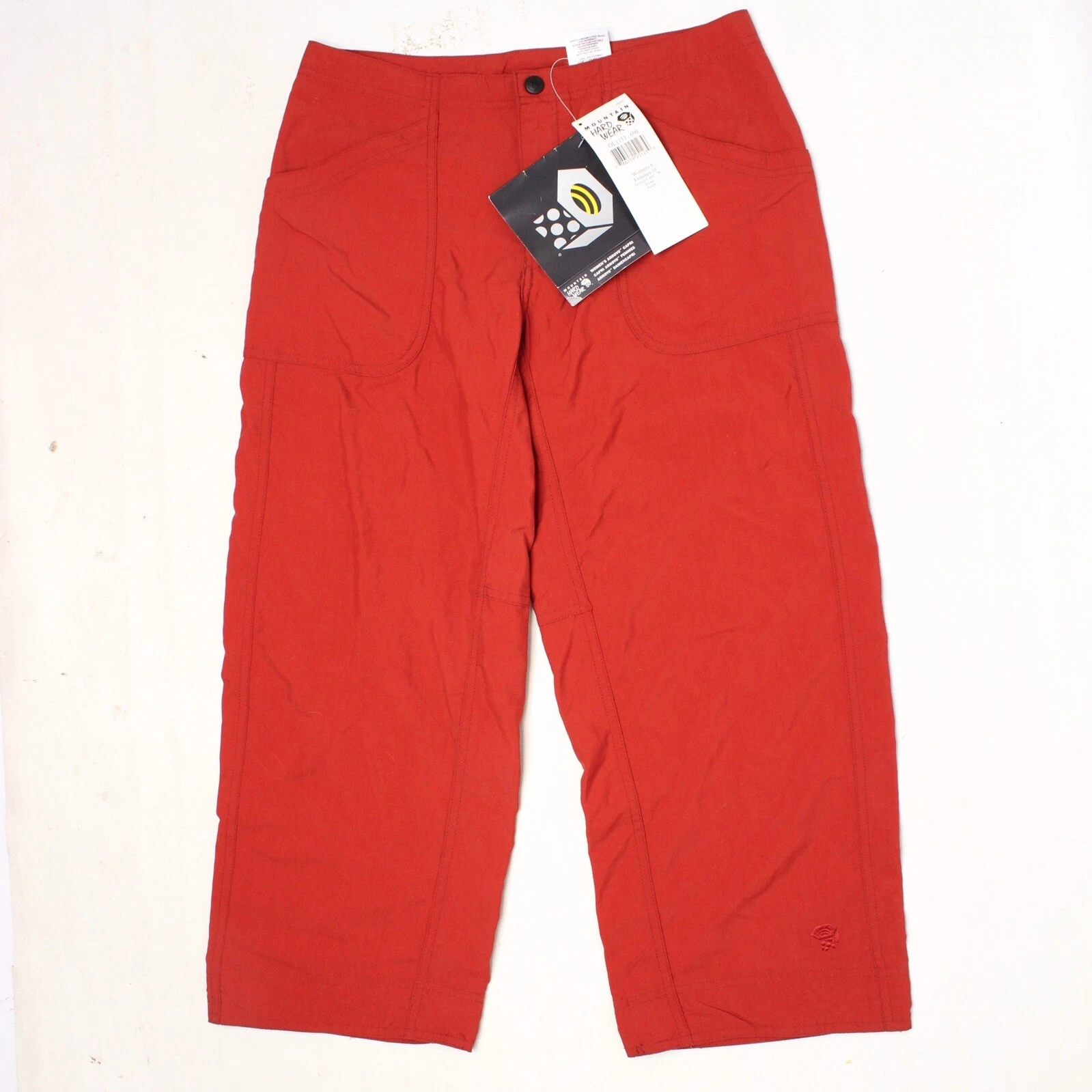 NWT Mountain Hard Wear Womens Arroyo Capri Pants 6 Picante Nylon Femmes 38