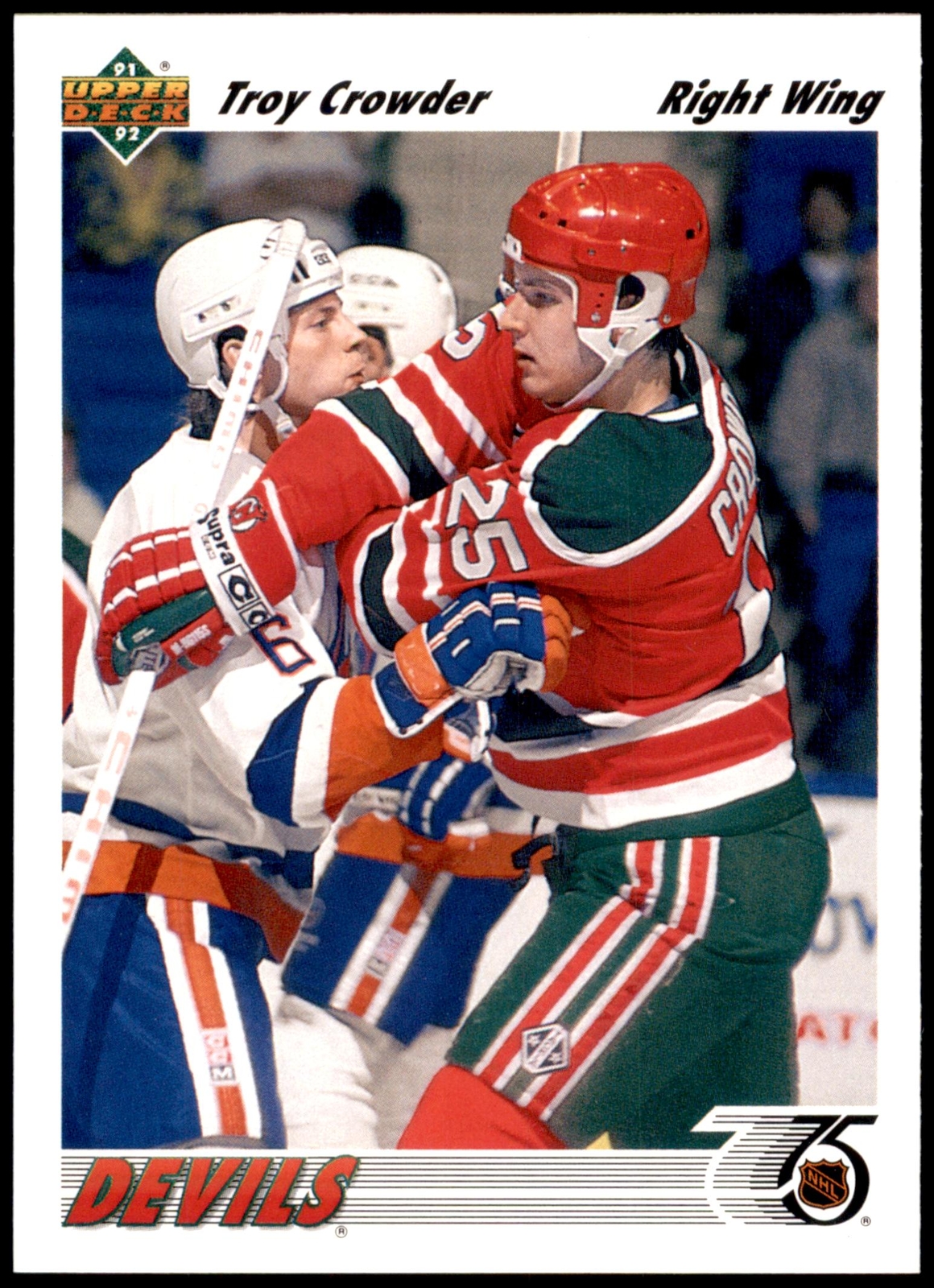 Troy Crowder #342 1991-92 Upper Deck