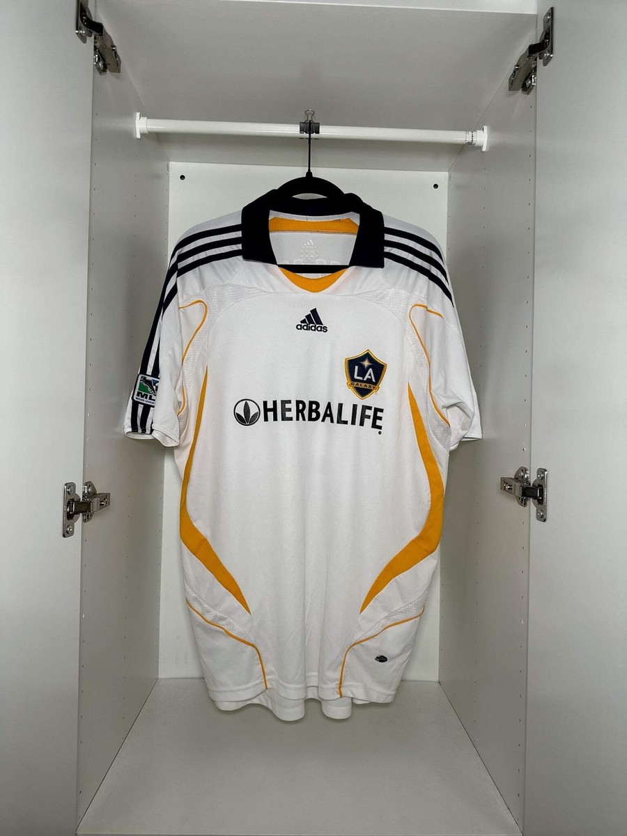 激レア　美品　LA GALAXY BECKHAM ユニフォーム LA GALAXY 2007 2008 HOME FOOTBALL SHIRT SOCCER JERSEY ADIDAS