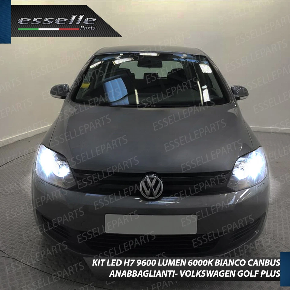 KIT FARI FULL LED VW GOLF PLUS ANABBAGLIANTI ABBAGLIANTI POSIZIONE LED CANBUS - Immagine 2 di 4