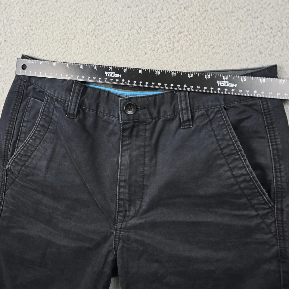 Pantalones Cortos de Jean Calvin Klein Para Hombre 32 Negros Envejecidos Aire Libre Retro Denim Logo CK Foto 4 de 4