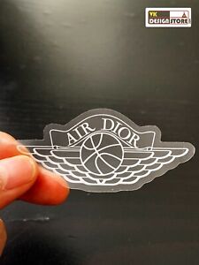 Air Dior sticker. Laptop decor. iMac, vehicle sticker.