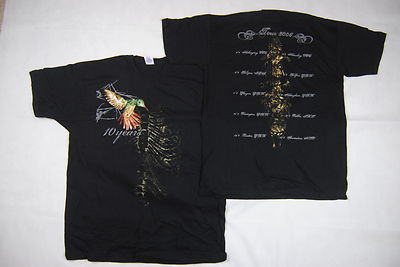 10 JAHRE THE AUTUMN EFFECT TOUR 2006 T-SHIRT NEU OFFIZIELL DIVISION WOLVES METAL