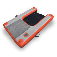 MARINEO Hunde Badeleiter Rampe Treppe aufblasbar Dog Ramp für Boot Pool Steg