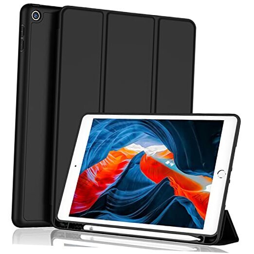 iMeeT iPad 9th/8th Gen Case 10.2 Inch Protective Cover in Black