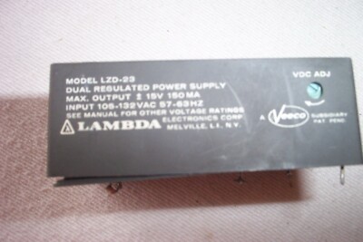DC Power Supplies - Dual Regulated Power Supply