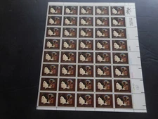 Scott 1487, 9 cent, Willa Cather, Sheet