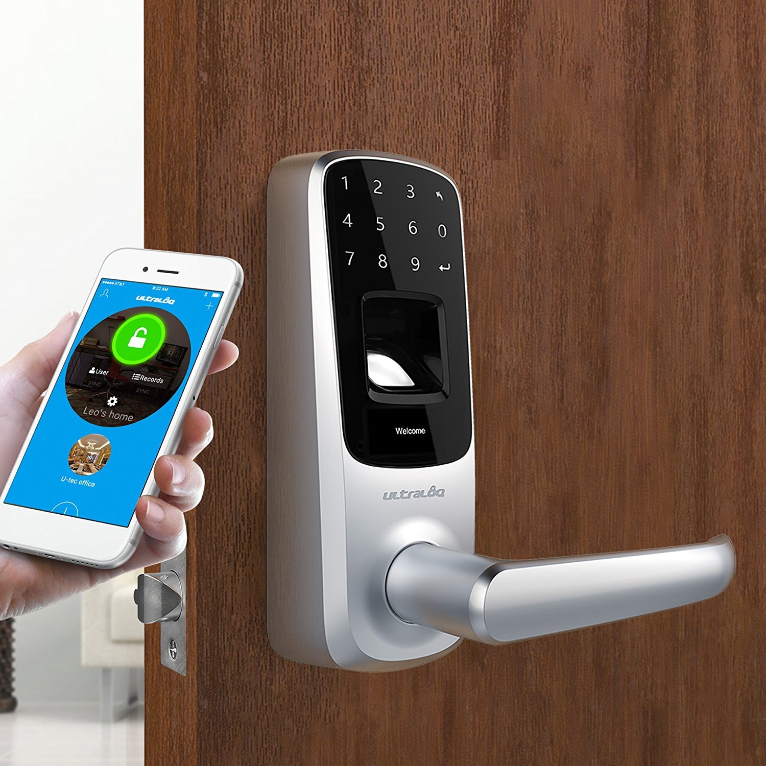 Ultraloq UL3 BT Cerradura sin llave inteligente Bluetooth Pantalla
