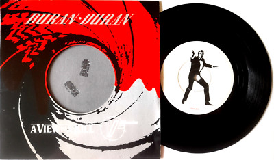 NM/EX  Duran Duran A View To A Kill  7'' VINYL 45 1985 James Bond 007 Theme