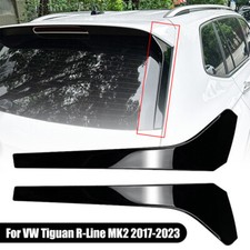 Rear Window Side Spoiler Wing Gloss Black Fit For Vw Tiguan R-line Mk2 2017-2023 Rear Window Side Spoiler Wing Gloss Black Fit For Vw Tiguan R-line Mk2 2017-2023