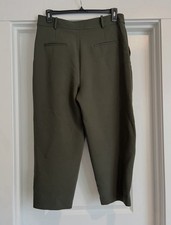 Zara Women  s Cropped Trouser Pants