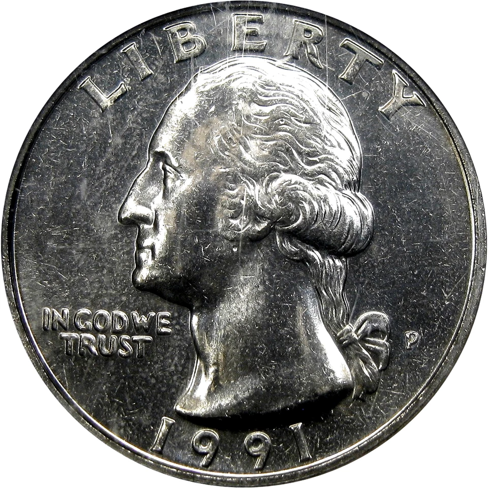 1991-P NGC MS66PL WASHINGTON ~ SCARCE POP 11/5 PROOFLIKE! - Image 2 of 4