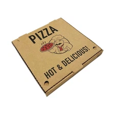 BluTable 661631253311 12 in. x 12 in. x 2 in. Pizza Boxes - Brown (50/Pack) New