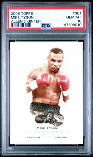 2006 Topps Allen and Ginter Mike Tyson #301 PSA 10