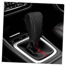 Car Gear Shift Cover,Stylish Leather Car Gear Shift Knob Cover with Diamond