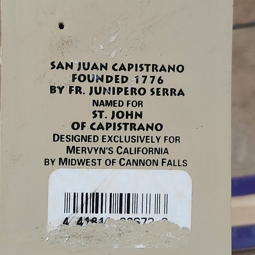 Mervyns Store exklusiv ~ MISSIONS ORNAMENT SERIE ~ San Juan Capistrano St. John - Bild 5 von 6