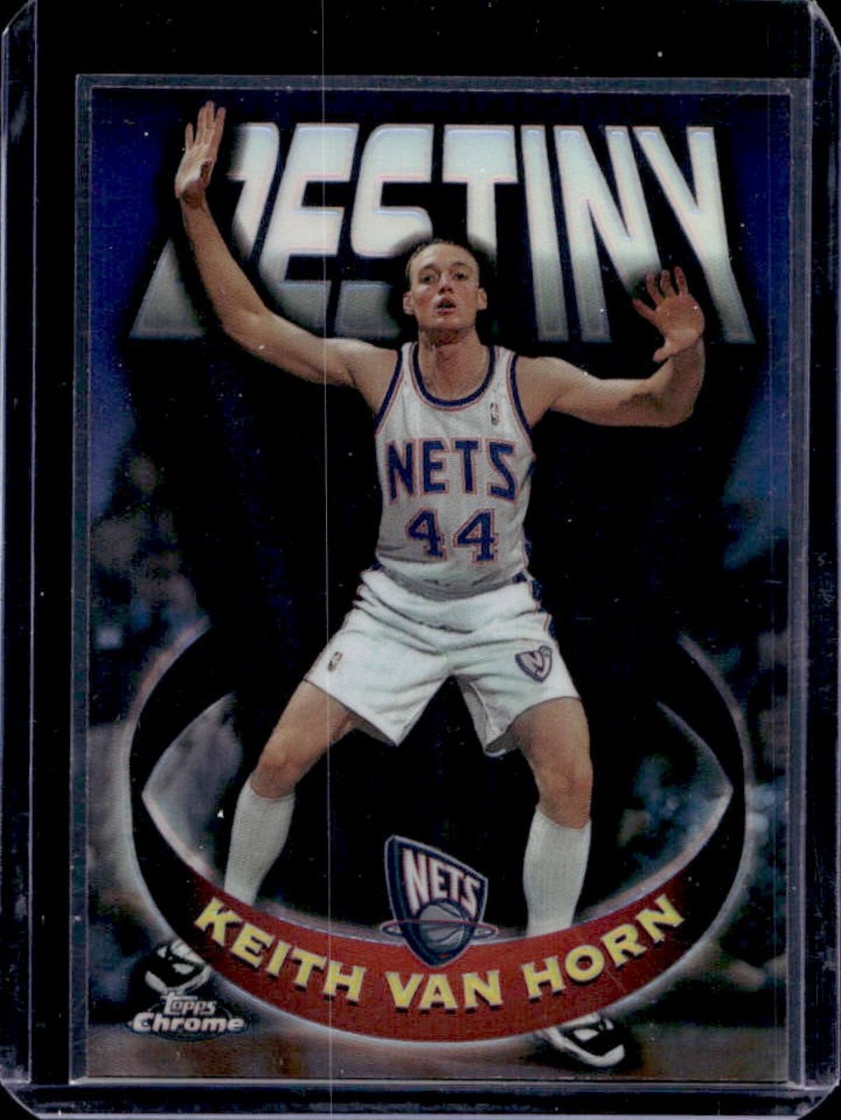 1997-98 Topps Chrome Keith Van Horn Destiny Refractor Rookie RC #D7 Nets