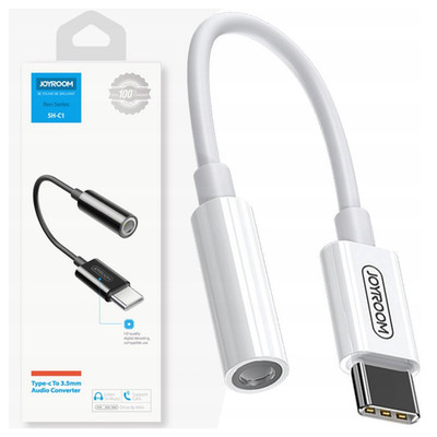 JOYROOM ADAPTER USB-C AUF AUDIO 3,5 MM FÜR HANDYS UND COMPUTER