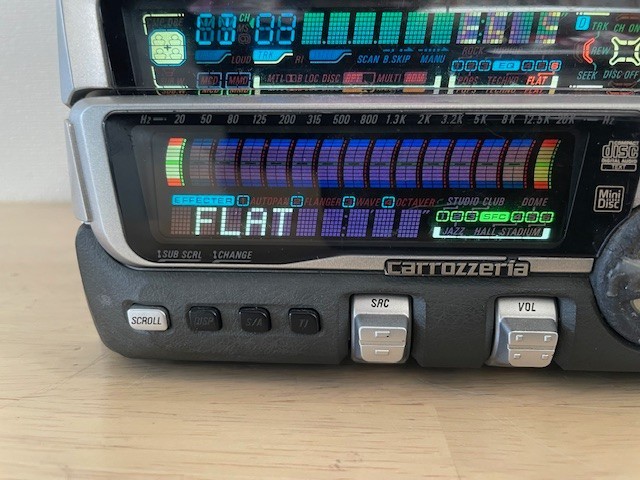 As Is Pioneer Carrozzeria FH-P7000MD Car Audio MD CD Player MD