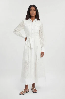 Karen Millen Shirt Dress Womens Elevated Day Dresses - Image 1 of 4