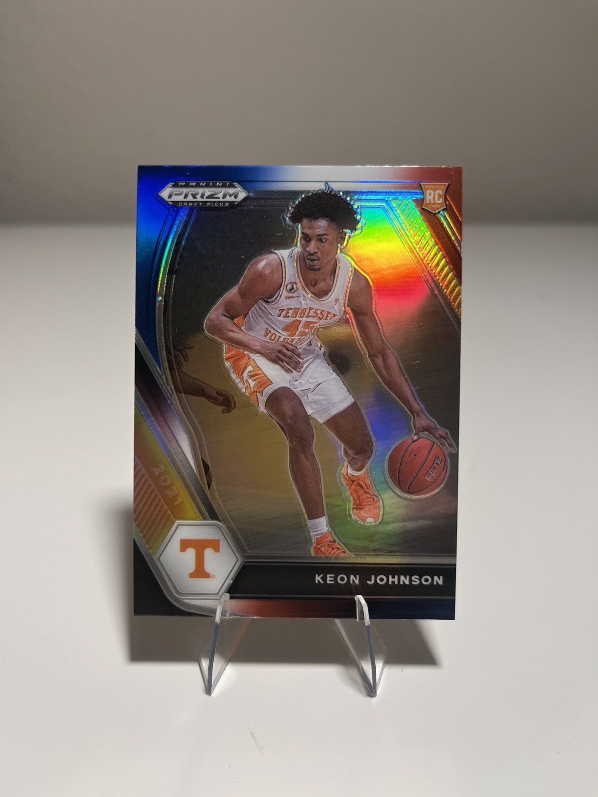 2021 Panini Prizm Draft Picks #7 Keon Johnson Silver