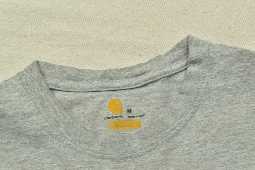 Carhartt Men's T Shirt Short Sleeve Original Size M Gray Cotton Blend - Picture 5 of 8