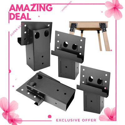 NEW 4Pcs Deer Stand Bracket 4x4 Elevator Bracket Powder Coated Outdoor