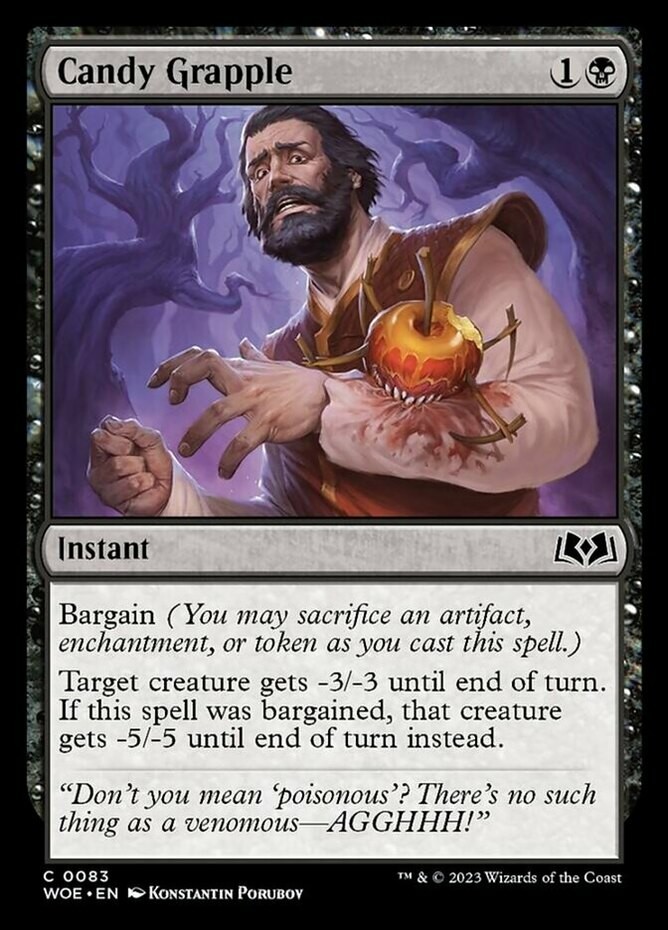 1x Candy Grapple - Foil MTG - Wilds of Eldraine - NM-Mint