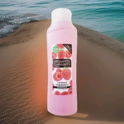 Alberto Balsam Sunkissed Rasberry Shampoo für alle Haartypen, 12 Stunden Duft