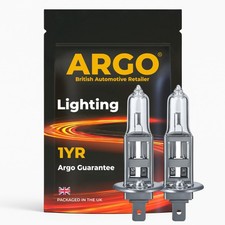 Argo H1 Headlight Bulb 55w Halogen 2500k Bright Replacement H1 Bulb 448 P14,5s