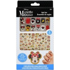 Disney Minnie Mouse Press On Nail Set - Minnie Nails & Stickers for Kids' Mak...