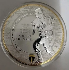 2019 D-Day Normandy Landings Colossal Commemorative Coin Operation Overlord