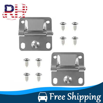 #ad #ad 2PC SET Replacement Coleman Cooler Hinges For Cooler Stainless Steel Hinge Parts $13.86