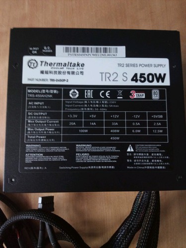Netzteil Thermaltake TR 2 450 Watt ATX PC Netzteil
