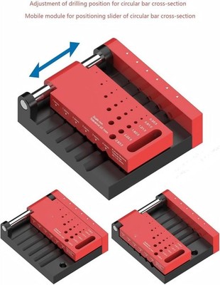 Rundstab Zentrierbohrer Ortungsgerät Bohrlochpositionierer Horizontal Stanzführung