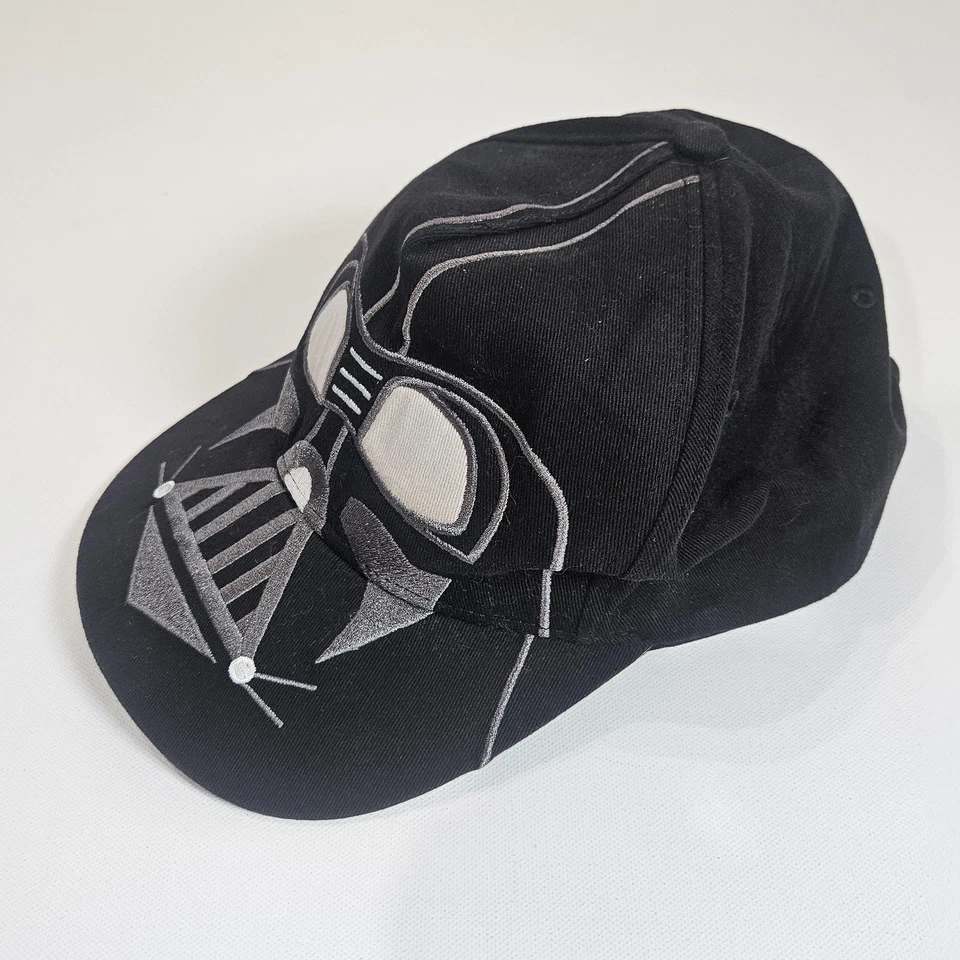 Star Wars Hat Cap Strap Back Youth Black Darth Vader Disney Parks Movie Sci-Fi - Image 3 of 4