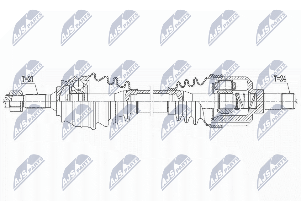 Driveshaft For Citroen C4 Cactus 1.2 Thp110 14- - Image 4
