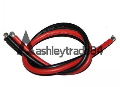 2M AWG Soft Silicone Flexible Wire Cable AWG16-26 (1 Meter Red + 1 Meter Black )