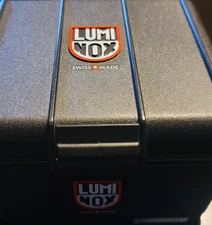 Luminox P-38 Lightning Black Dial Brown Leather Strap Men’s Watch XA.9521