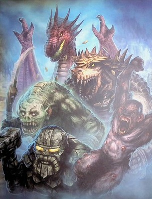 Joe Dever / Cubicle 7 - Lone Wolf Adventure Game - Narrator's Screen - A/A/A